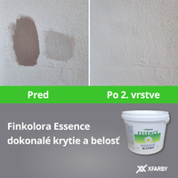 FINKOLORA ESSENCE, oteruvzdorná hlboko matná farba