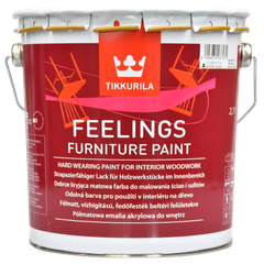 FEELINGS FURNITURE PAINT, vrchná  akrylátová  farba, TIKKURILA