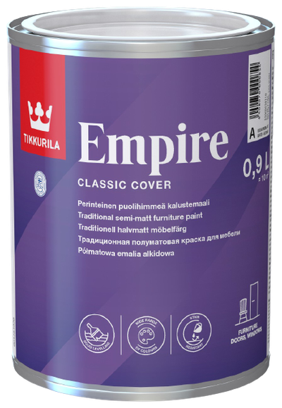 Empire paint a 0,9l alkydová nábytková farba