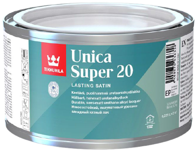 UNICA SUPER 20, lak na drevo, TIKKURILA