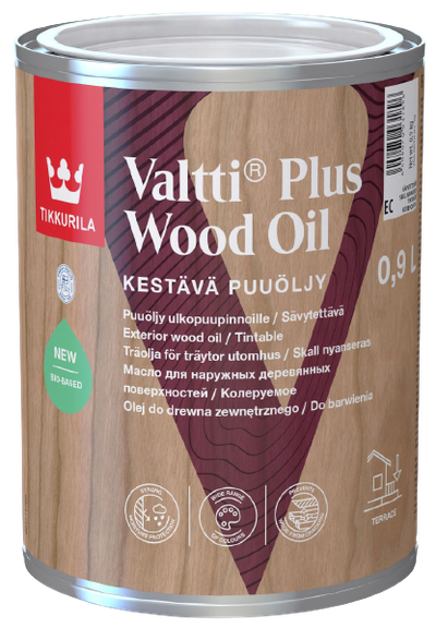 VALTTI WOOD OIL AKVA, olej na drevo, TIKKURILA