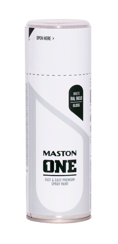 Spraypaint one - gloss white ral9010 400ml víceúčelová barva ve spreji
