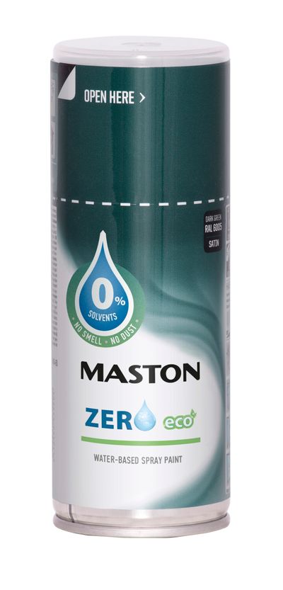 Spraypaint zero dark green ral6005 150ml dc ekologická barva ve spreji
