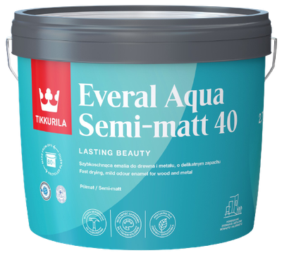 Everal aqua semi matt [40] a base 2,7l polomatný email s vysokou odolností