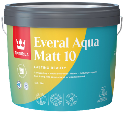 Everal aqua matt [10] a base 2,7l matný email s vysokou odolností