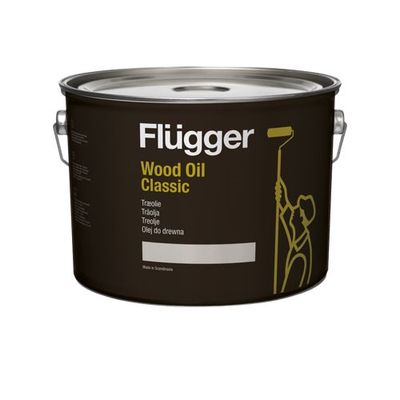 Flügger wood oil classic teak_10 l alkydový rozpouštědlový olej
