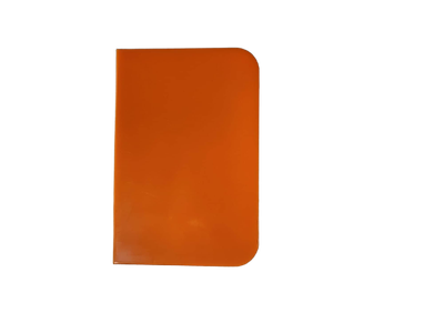Stierka na tmel oranžová plastová stěrka na tmel. rozmer 115x80mm.