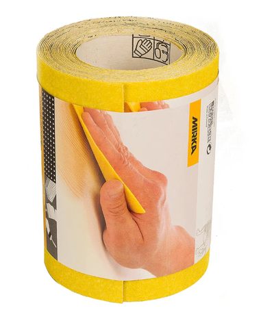 Brusná rolka basic žlutá 115mmx5m p100 odolný brusný papír mirka