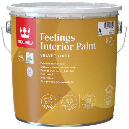 FEELINGS INTERIOR PAINT, umývateľná farba, TIKKURILA