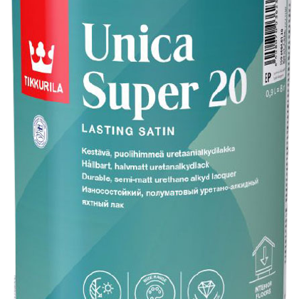UNICA SUPER 20, lak na drevo, TIKKURILA