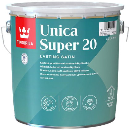 UNICA SUPER 20, lak na drevo, TIKKURILA