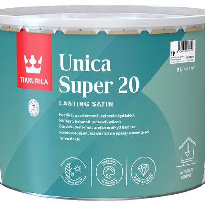 UNICA SUPER 20, lak na drevo, TIKKURILA