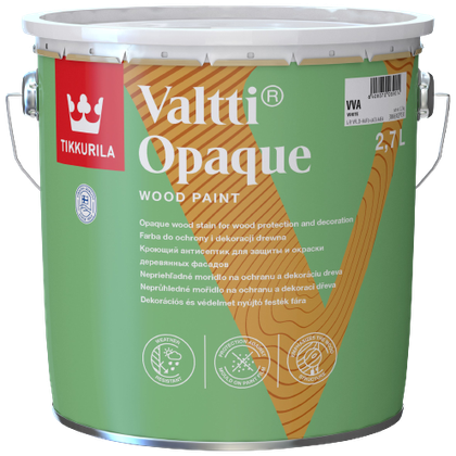 VALTTI OPAQUE, krycia farba na drevo, TIKKURILA
