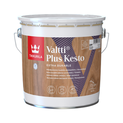 VALTTI PLUS KESTO, tenkovrstvá lazúra na drevo, TIKKURILA
