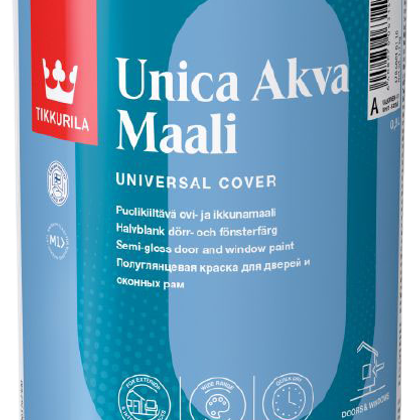 UNICA AKVA MAALI, farba na okná, TIKKURILA