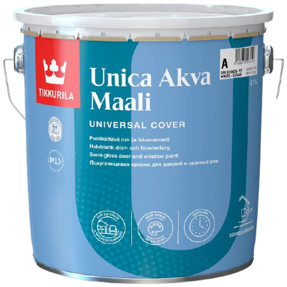 UNICA AKVA MAALI, farba na okná, TIKKURILA