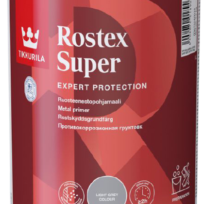 ROSTEX SUPER, antikorózna základná farba na kov, TIKKURILA