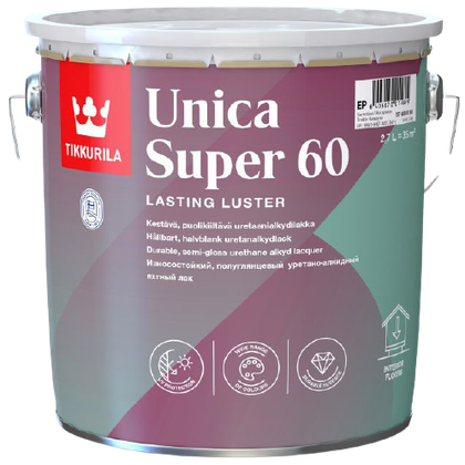 UNICA SUPER 60, lak na drevo, TIKKURILA