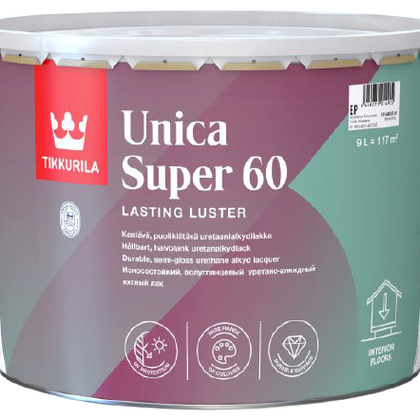 UNICA SUPER 60, lak na drevo, TIKKURILA