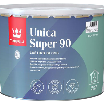 UNICA SUPER 90, lak na drevo, TIKKURILA