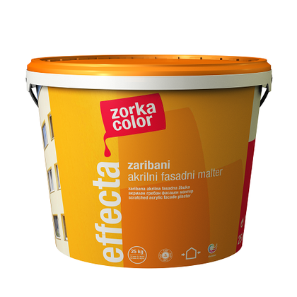 EFFECTA ryhovaná akrylátová omietka, ZORKA