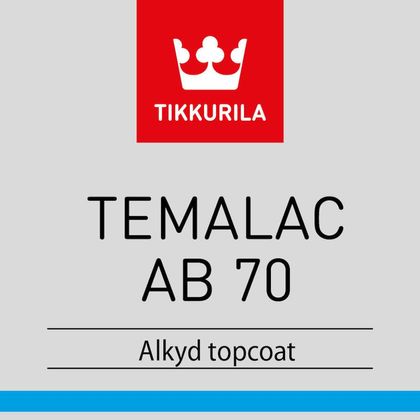 TEMALAC AB 70, alkydový vrchný náter, TIKKURILA