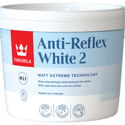 ANTI-REFLEX WHITE, anti-reflexná farba, TIKKURILA