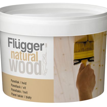 NATURAL WOOD PANEL WHITE VARNISH