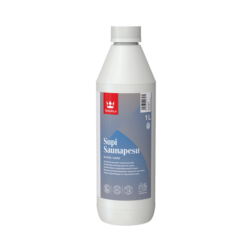 SUPI SAUNAPESU, čistiaci prostriedok do sauny, TIKKURILA