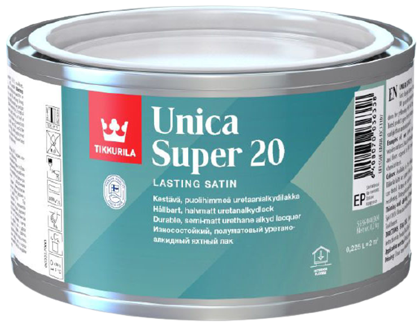 UNICA SUPER 20, lak na drevo, TIKKURILA