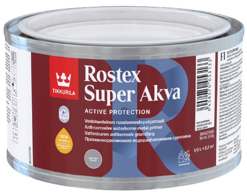 ROSTEX SUPER AKVA, základ na kov, TIKKURILA