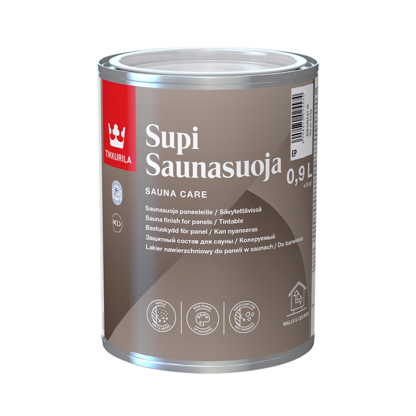 SUPI SAUNASUOJA, lak do vlhkých miestností, TIKKURILA
