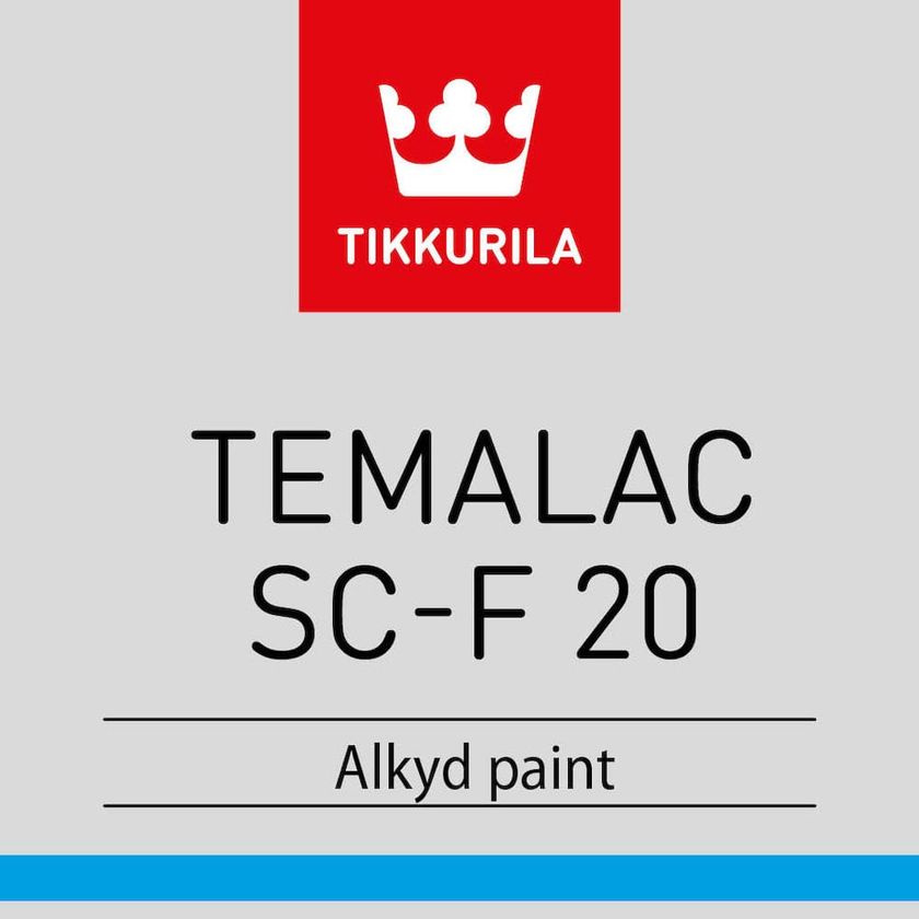 TEMALAC SC-F 20, vysokosušinová alkydová farba, TIKKURILA