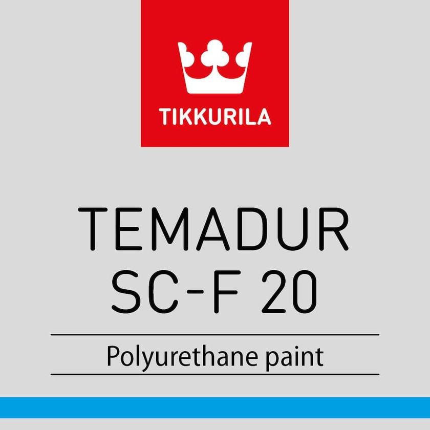 TEMADUR SC-F 20, polyuretánová antikorózna farba, TIKKURILA