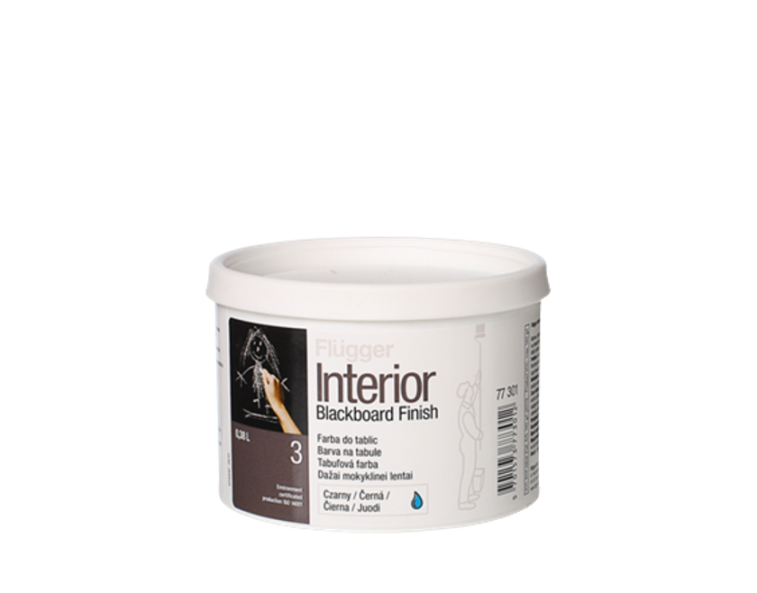 INTERIOR BLACKBOARD FINISH
