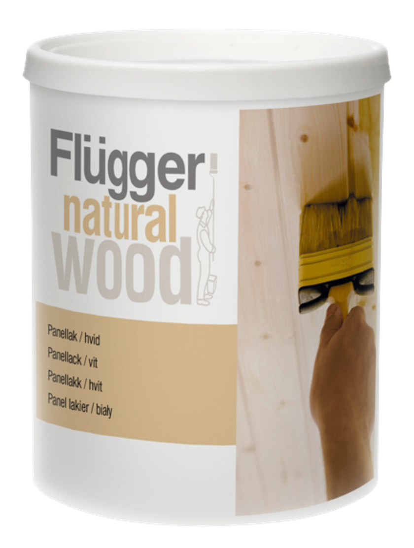 NATURAL WOOD PANEL WHITE VARNISH