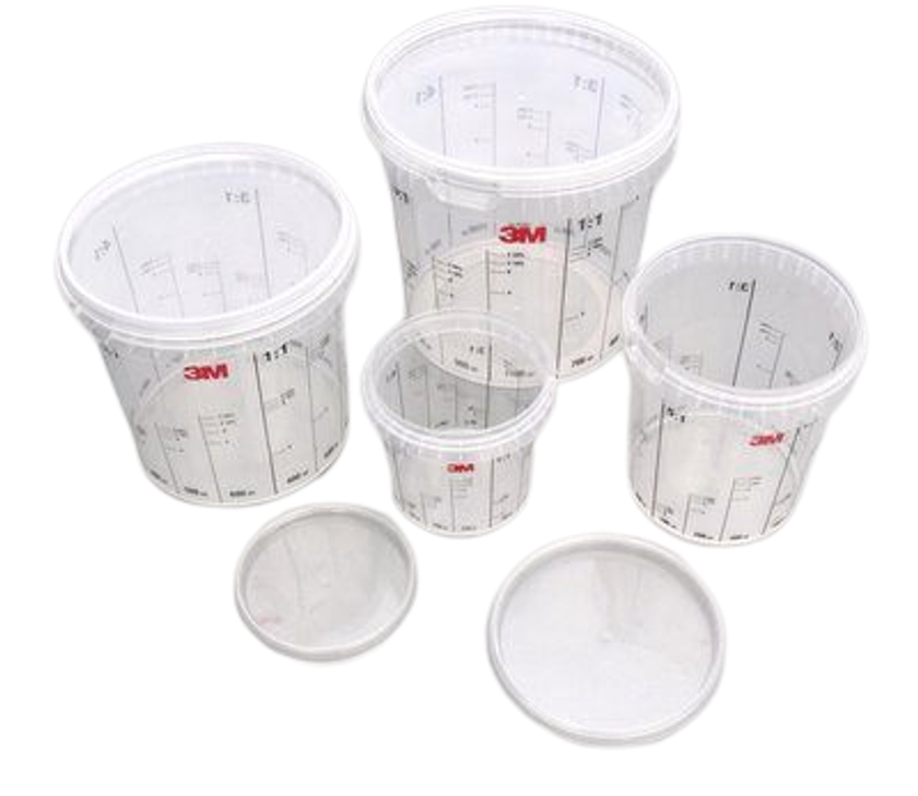MIXING CUP AND LID