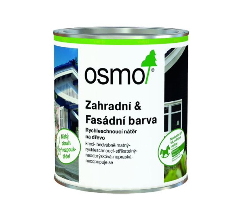 ZÁHRADNÁ A FASÁDNA FARBA